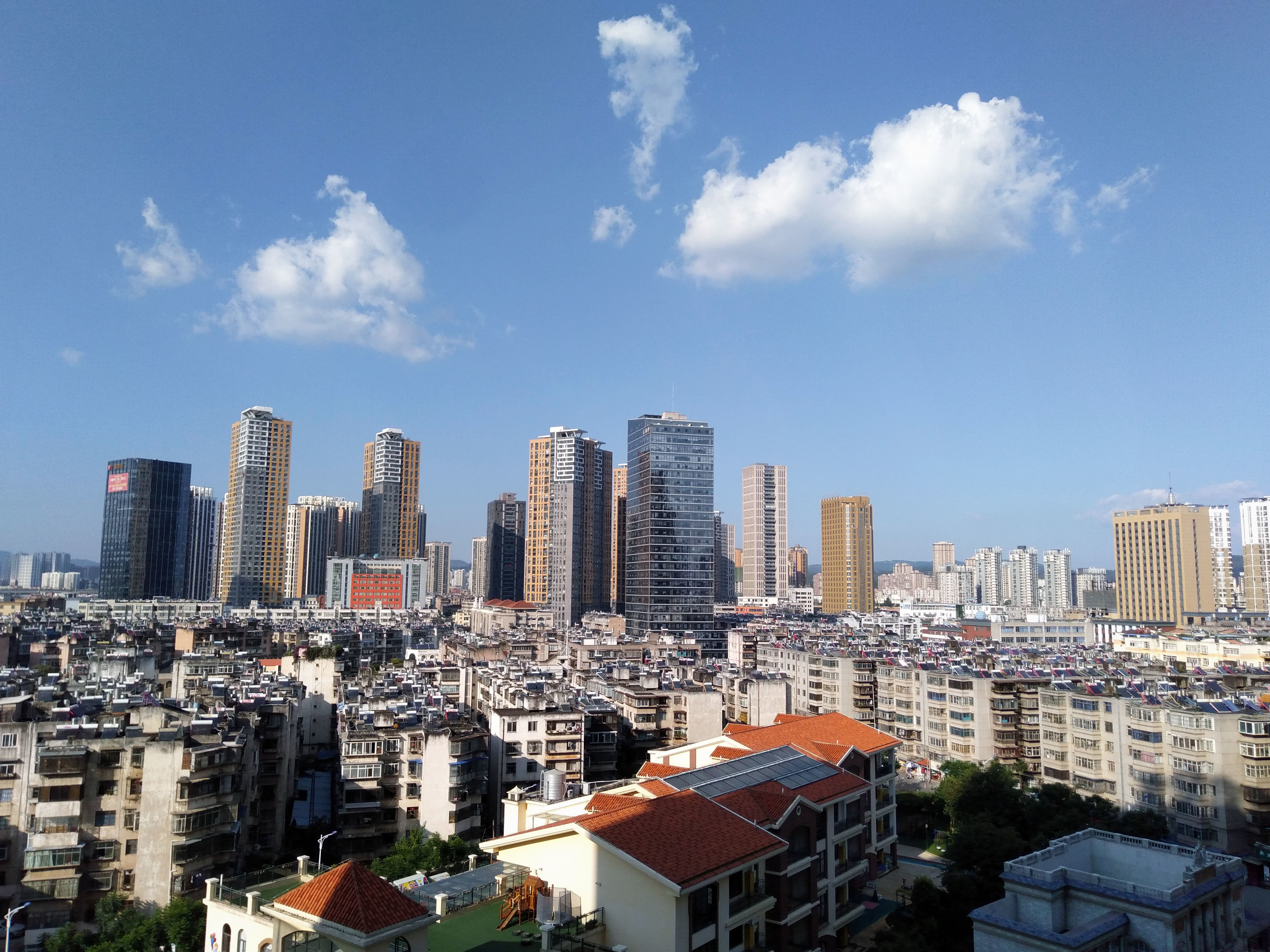 sunny and blue sky view from our wonders of yunnan office in kunming china