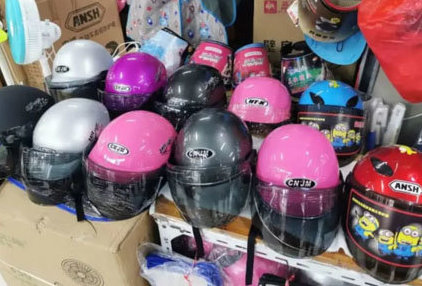 helmets are now widely being sold everywhere in all kinds of shops in china