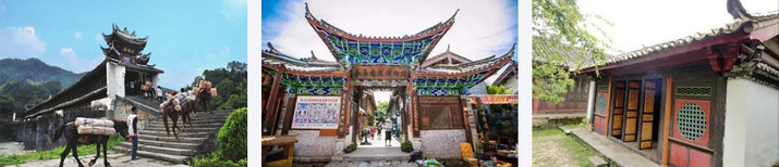 ancient tea horse road trading post shaxi caravan at the gate