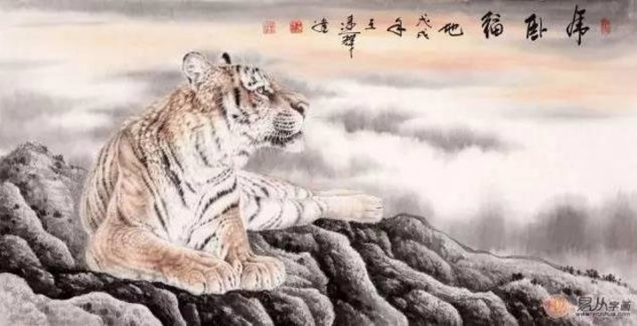 chinese zodiac painting Tiger