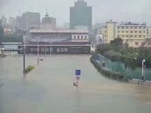 north train station tunnel completely submerged during flood kunming yunnan china